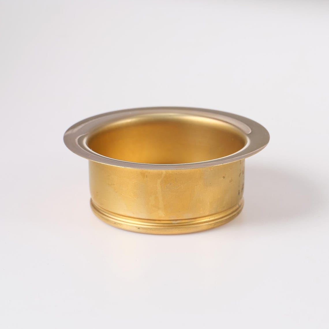 Solid Brass Garbage Disposal Flange & Strainer Stopper - Front View