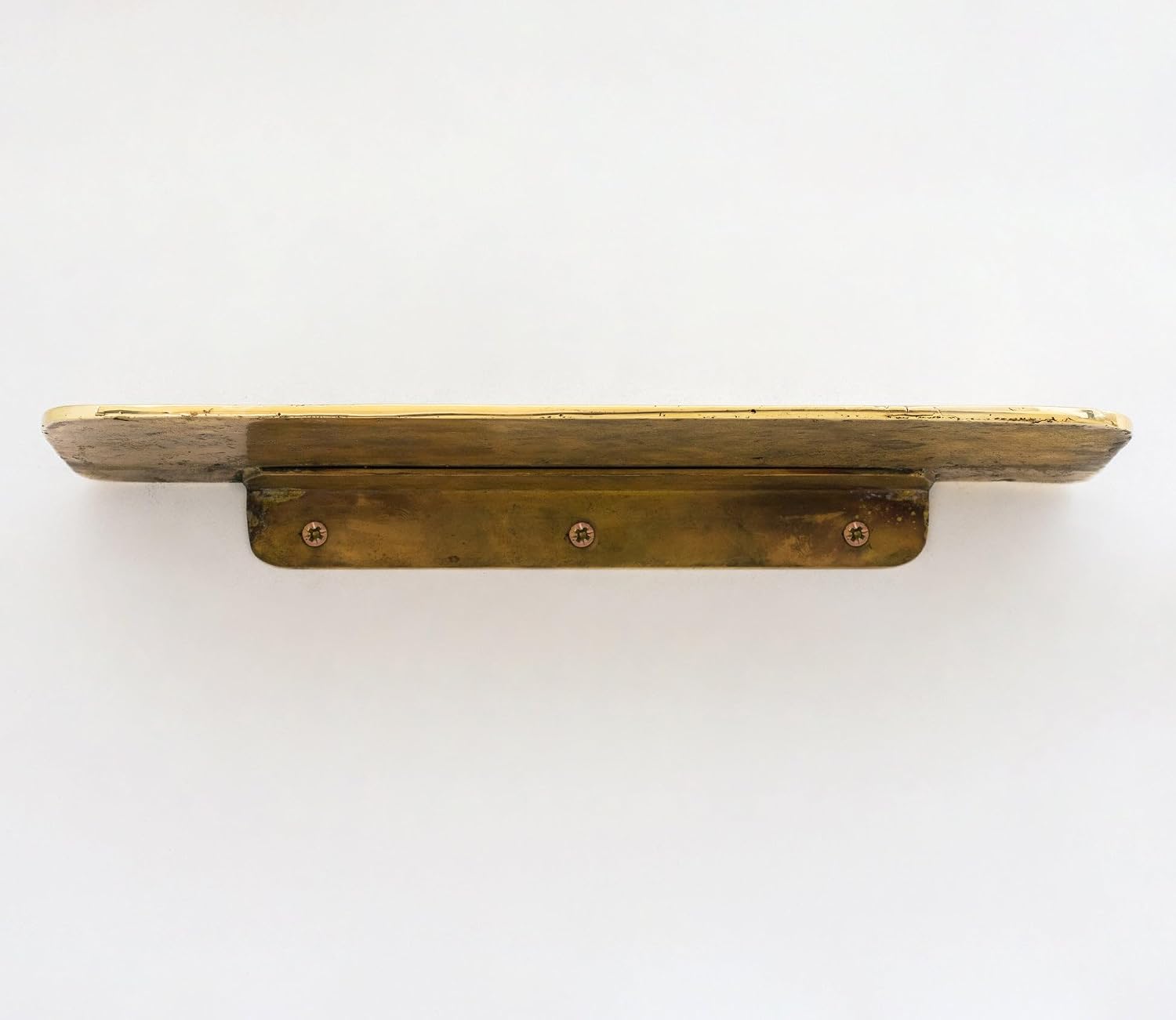 Compact Solid Brass Floating Vanity Soap Shelf - Packaging & Accessories