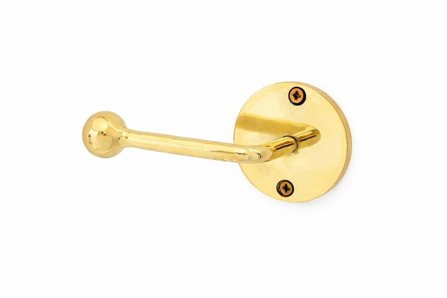 Solid Brass Architectural Toilet Paper Holder - Front View